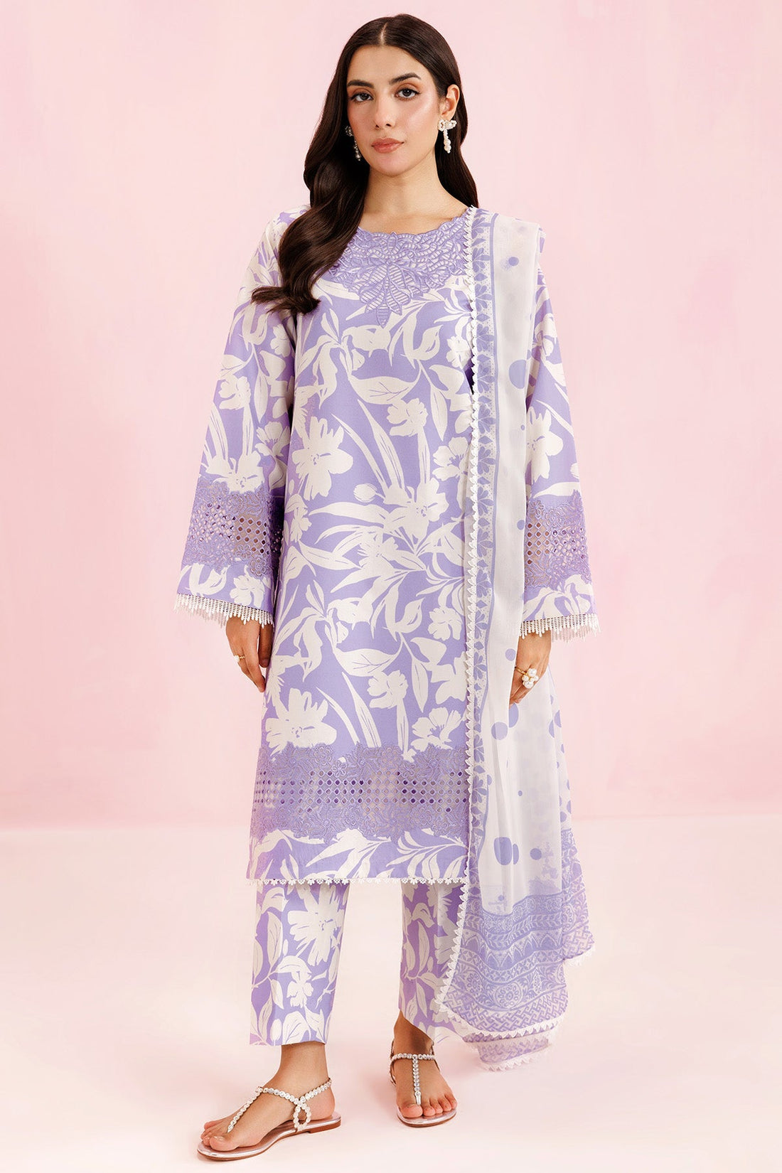 Farasha | Printed Essentials’26 | Lilac Breeze - House Of Hania