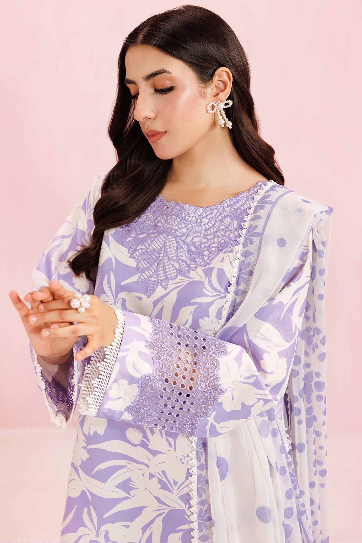 Farasha | Printed Essentials’26 | Lilac Breeze - House Of Hania