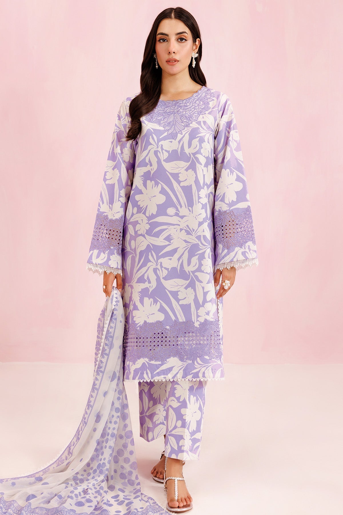 Farasha | Printed Essentials’26 | Lilac Breeze - House Of Hania