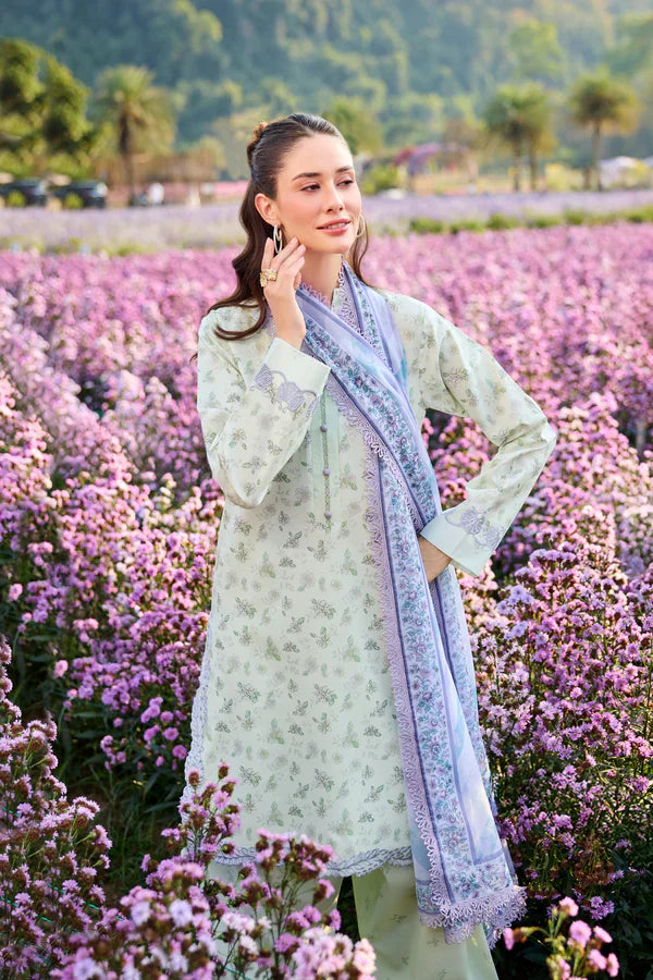 Farasha | Printed Essentials’26 | Mint Petaline - House Of Hania