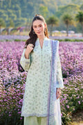 Farasha | Printed Essentials’26 | Mint Petaline - House Of Hania