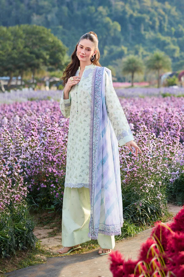 Farasha | Printed Essentials’26 | Mint Petaline - House Of Hania