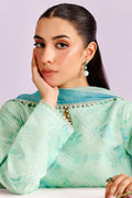 Farasha | Printed Essentials’26 | Mint Pine - House Of Hania