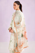 Farasha | Printed Essentials’26 | Mint Veil - House Of Hania