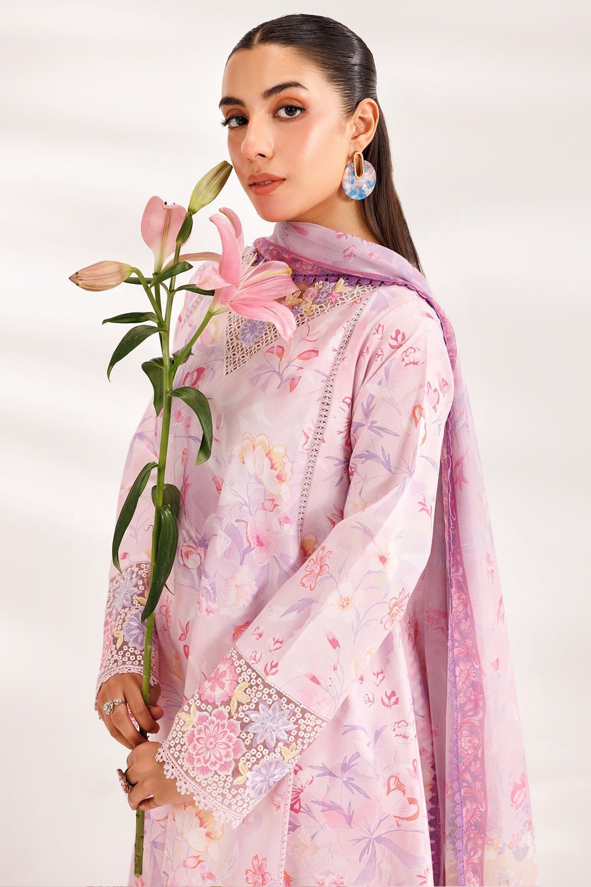 Farasha | Printed Essentials’26 | Soft Aura - House Of Hania