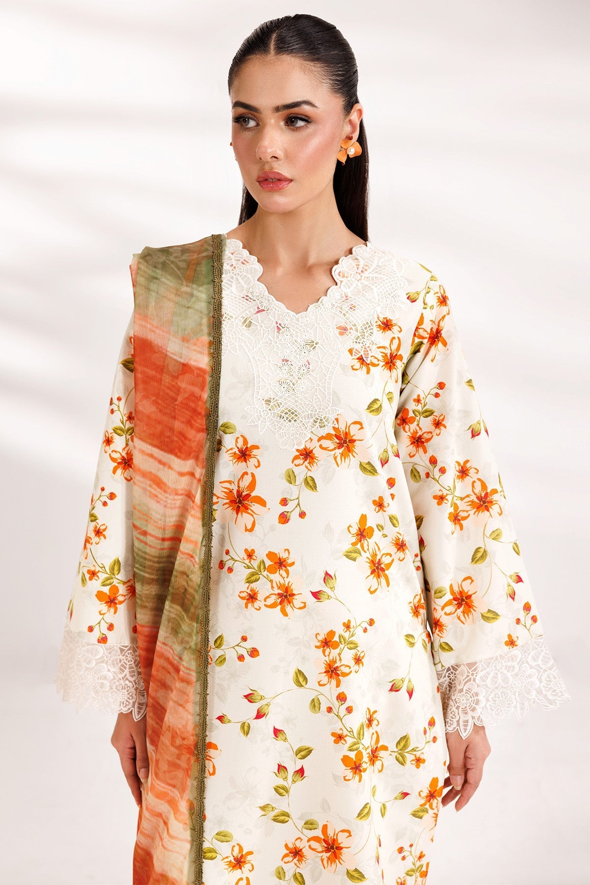 Farasha | Printed Essentials’26 | Soft Marigold - House Of Hania