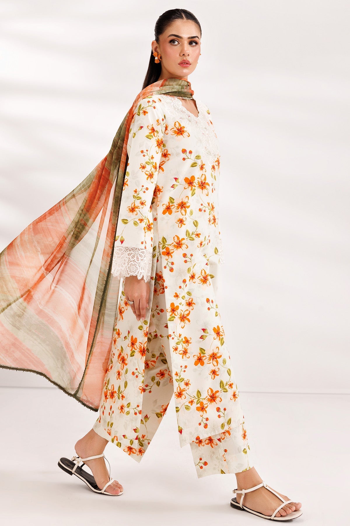 Farasha | Printed Essentials’26 | Soft Marigold - House Of Hania
