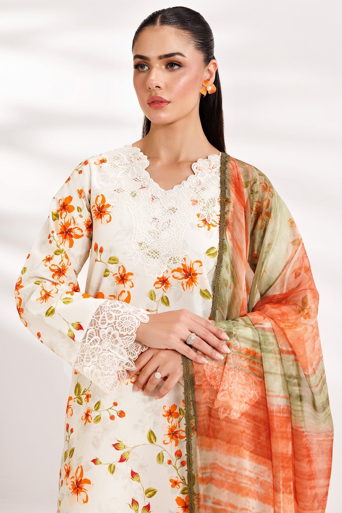 Farasha | Printed Essentials’26 | Soft Marigold - House Of Hania