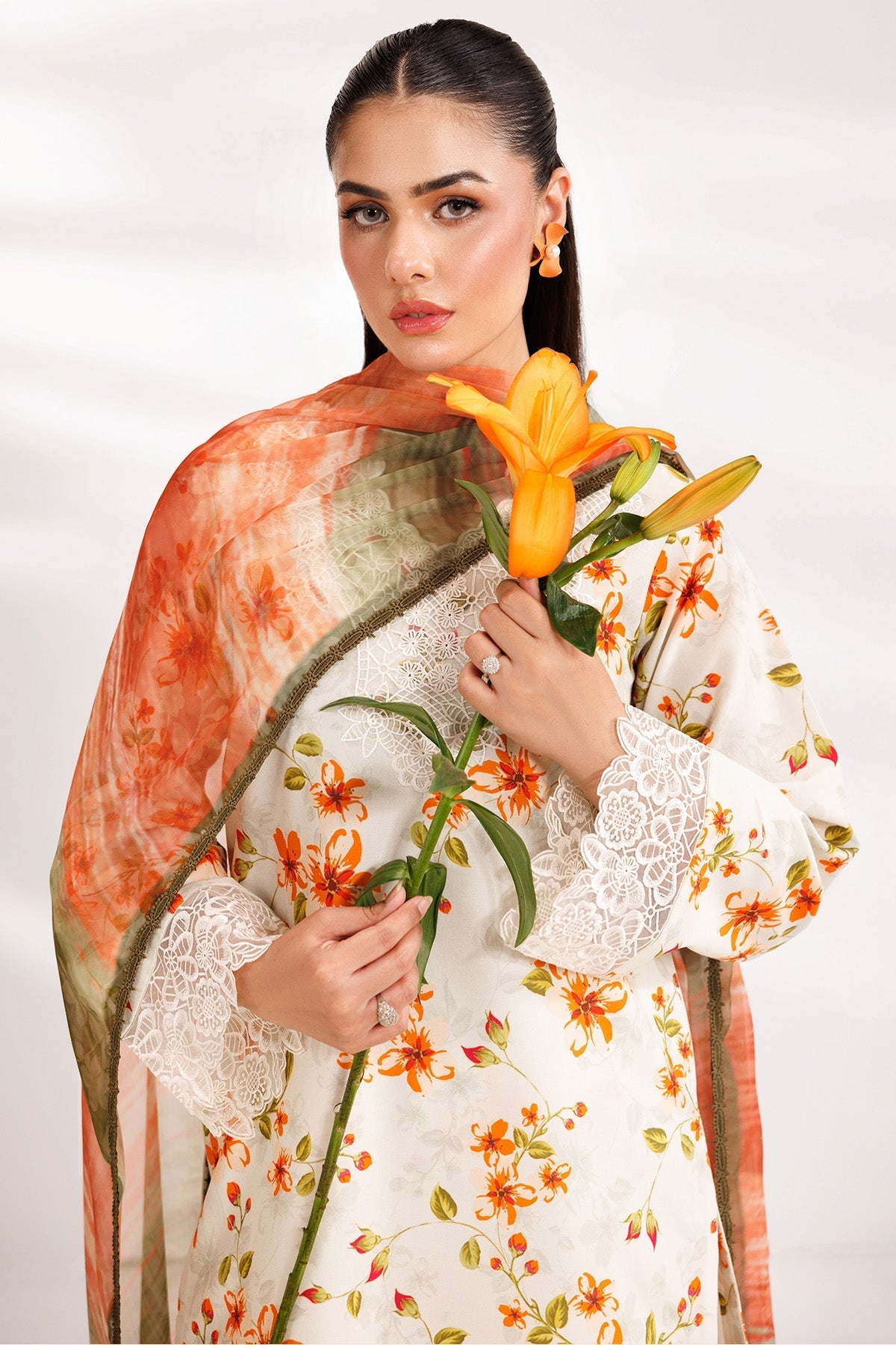 Farasha | Printed Essentials’26 | Soft Marigold - House Of Hania