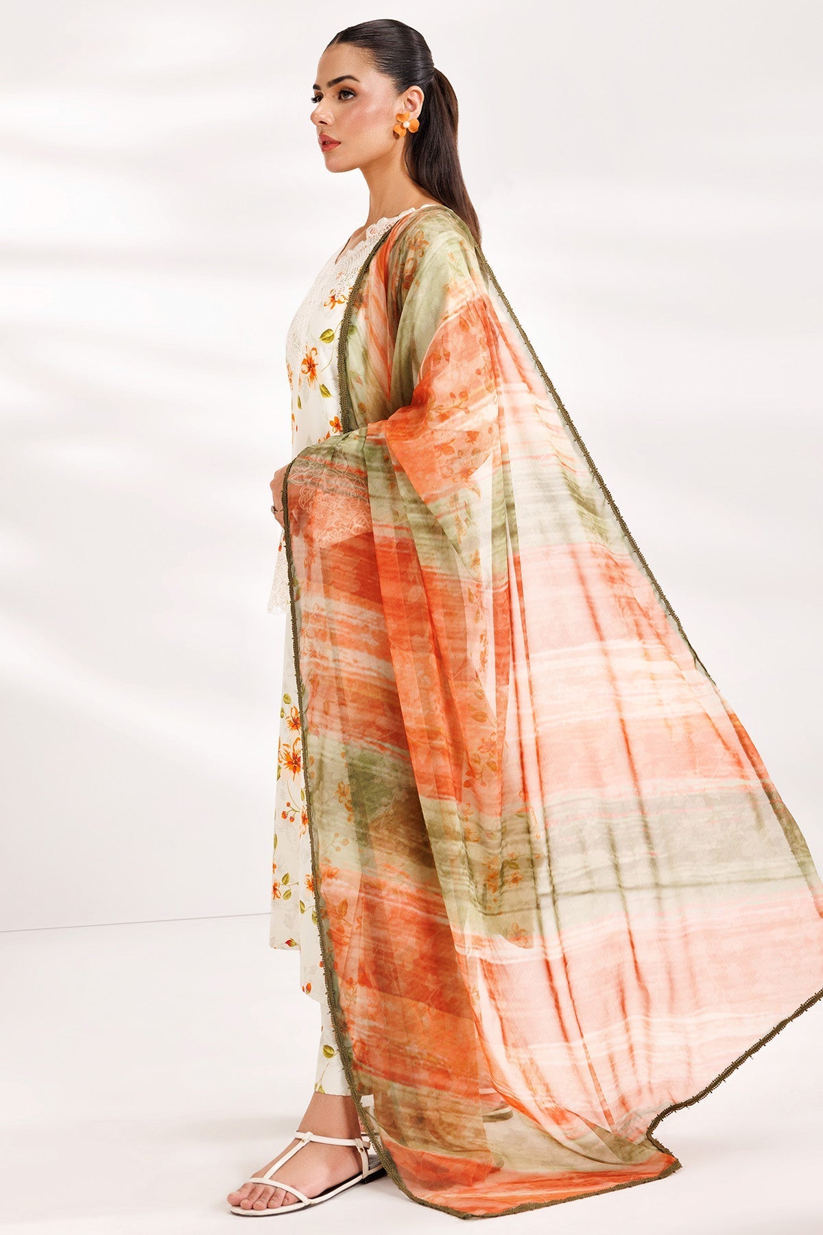 Farasha | Printed Essentials’26 | Soft Marigold - House Of Hania