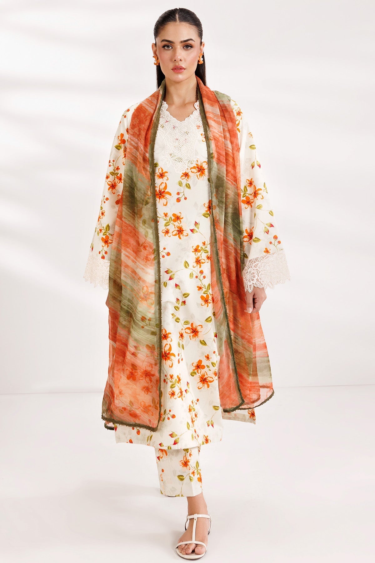 Farasha | Printed Essentials’26 | Soft Marigold - House Of Hania