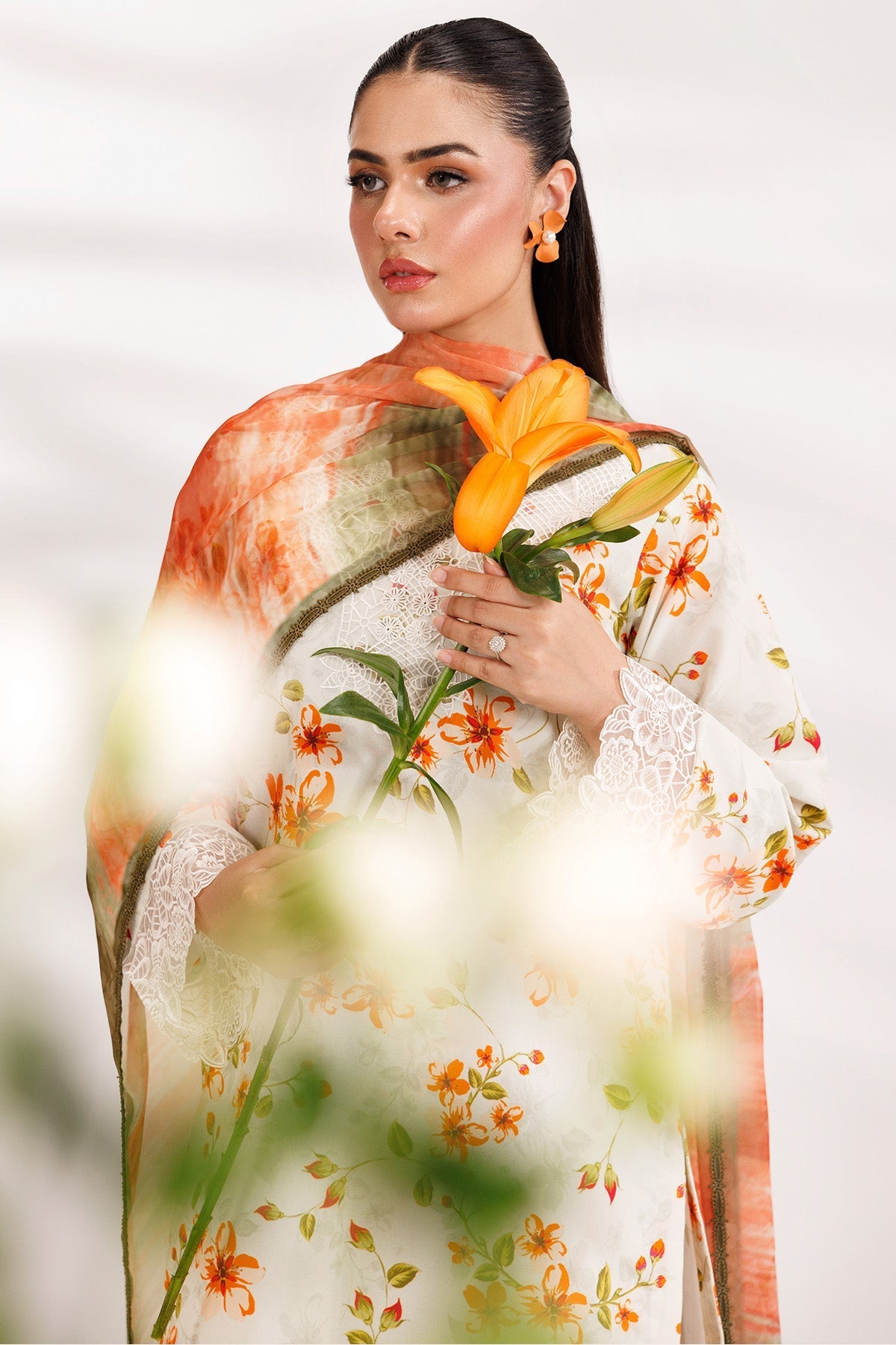 Farasha | Printed Essentials’26 | Soft Marigold - House Of Hania