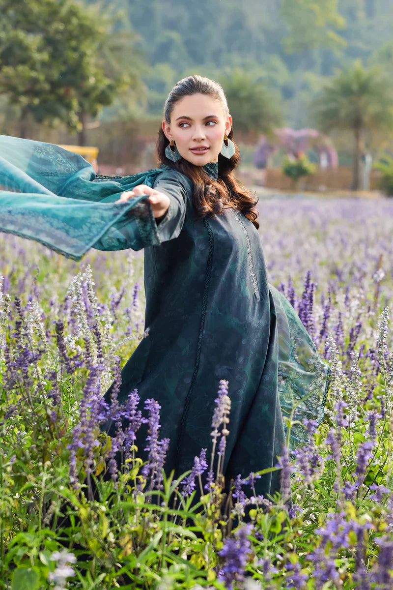 Farasha | Printed Essentials’26 | Teal Aura - House Of Hania