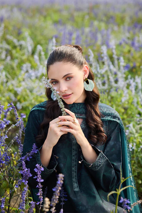 Farasha | Printed Essentials’26 | Teal Aura - House Of Hania