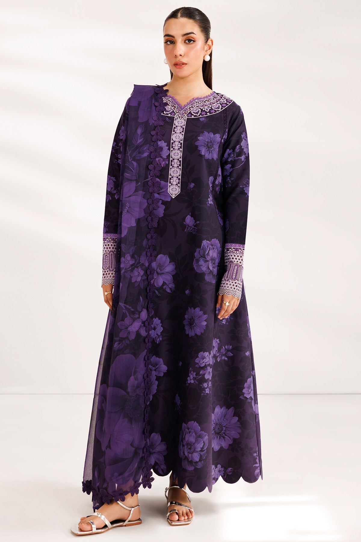 Farasha | Printed Essentials’26 | Violet Breeze - House Of Hania