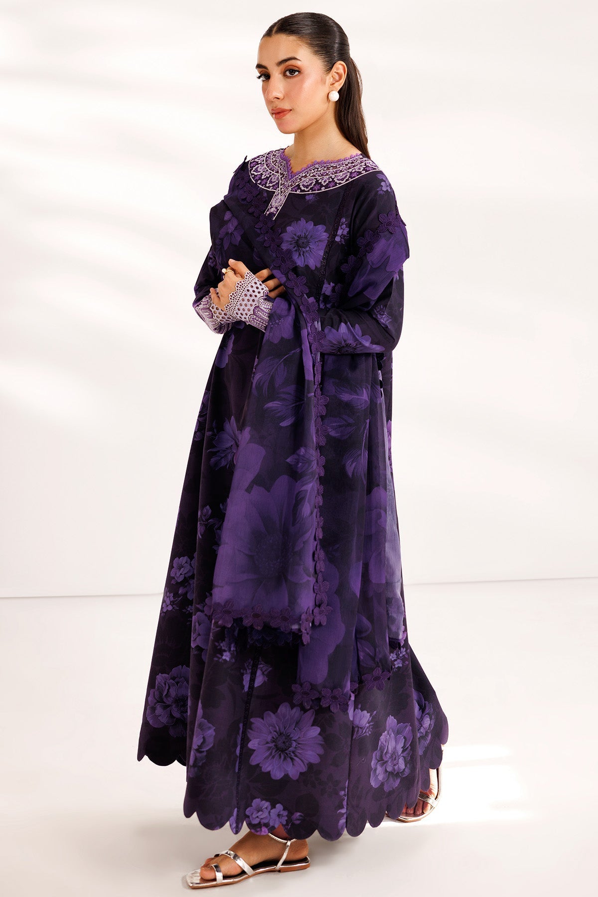 Farasha | Printed Essentials’26 | Violet Breeze - House Of Hania