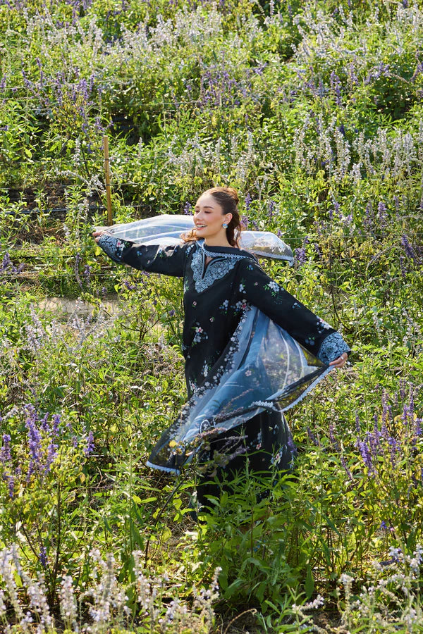 Farasha | Printed Essentials’26 | Virelle Blue - House Of Hania