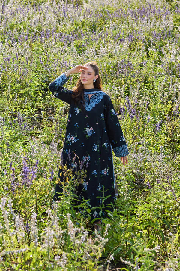 Farasha | Printed Essentials’26 | Virelle Blue - House Of Hania