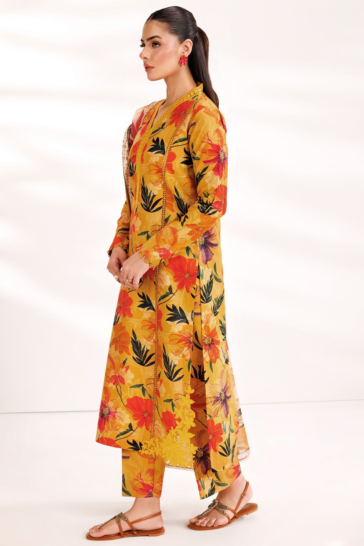 Farasha | Printed Essentials’26 | Warm Haze - House Of Hania