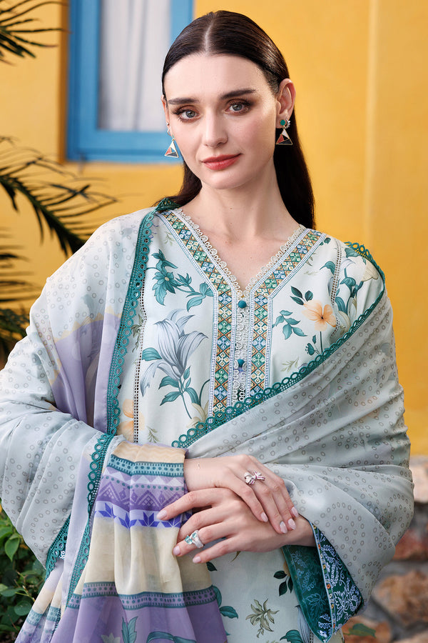 Farasha | Printed Essentials | Aqua Sparkle - House Of Hania