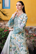 Farasha | Printed Essentials | Aqua Sparkle - House Of Hania