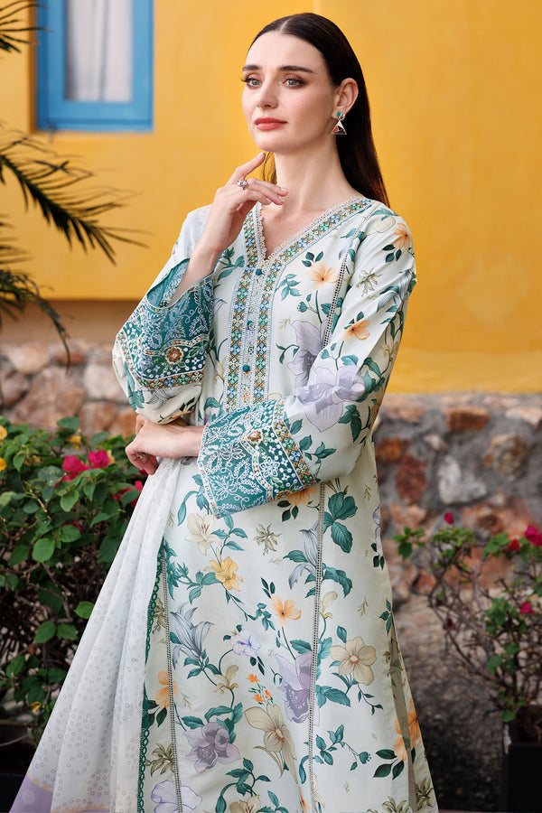 Farasha | Printed Essentials | Aqua Sparkle - House Of Hania