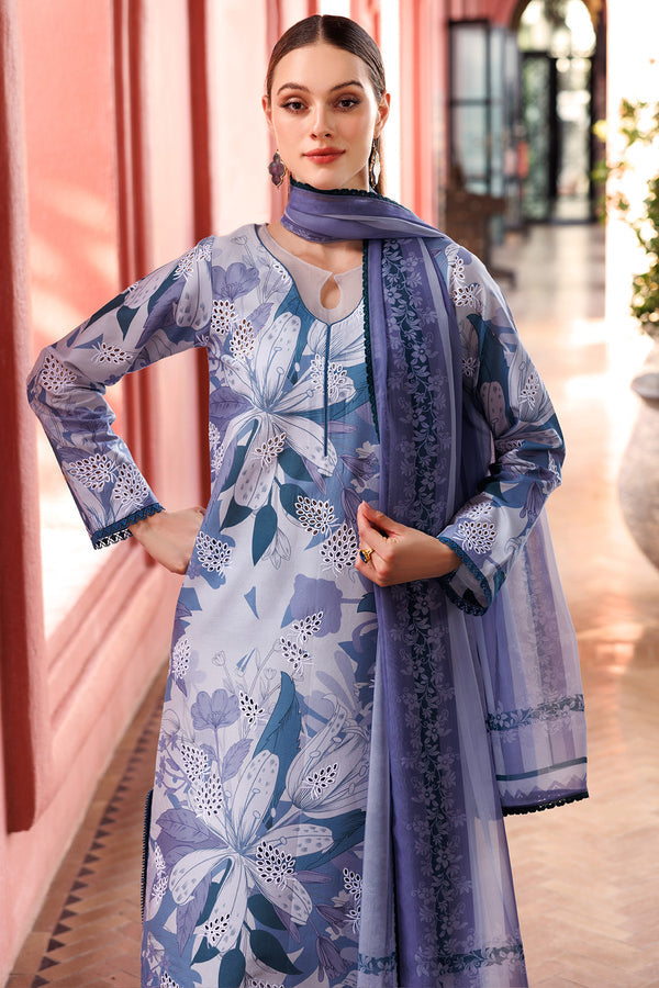 Farasha | Printed Essentials | Blue Passion - House Of Hania