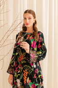 Farasha | Printed Essentials | EBONY PASSION - House Of Hania