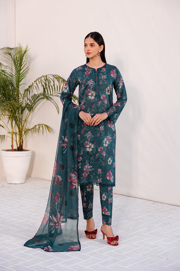 Farasha | Printed Essentials | FLORAL HAZE - House Of Hania