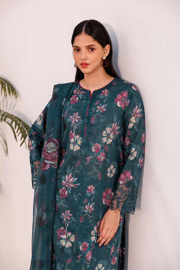 Farasha | Printed Essentials | FLORAL HAZE - House Of Hania
