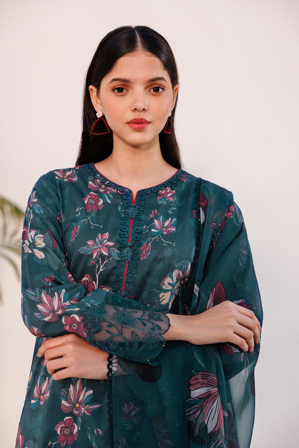 Farasha | Printed Essentials | FLORAL HAZE - House Of Hania