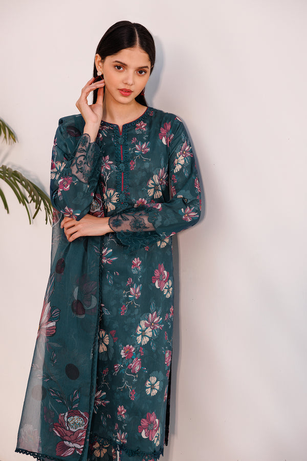 Farasha | Printed Essentials | FLORAL HAZE - House Of Hania