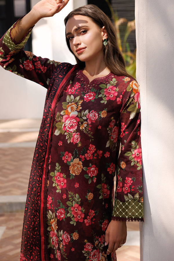 Farasha | Printed Essentials | Floral Berry - House Of Hania