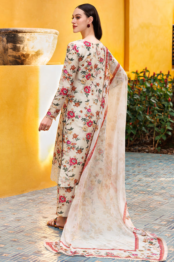 Farasha | Printed Essentials | Ivory Dusk - House Of Hania