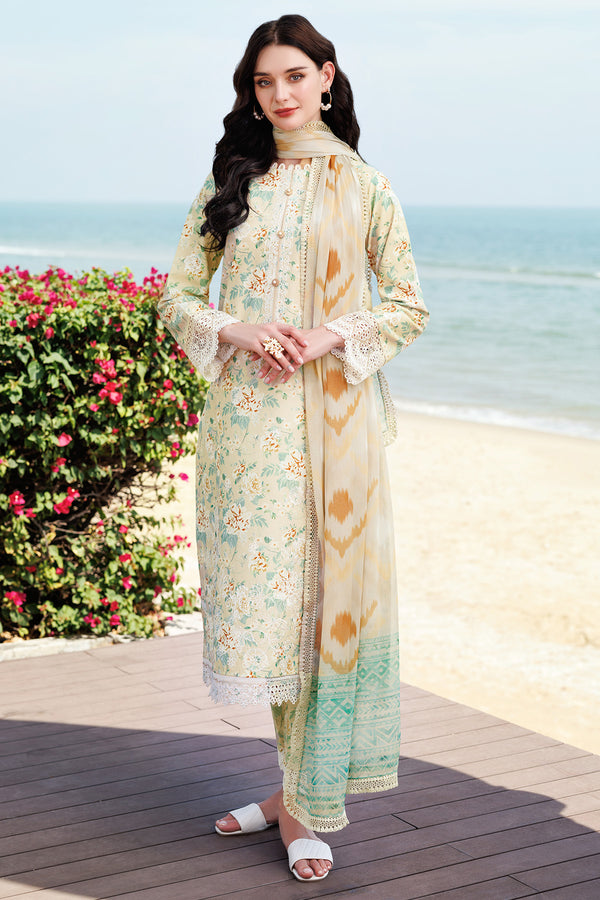 Farasha | Printed Essentials | Lush Cream - House Of Hania
