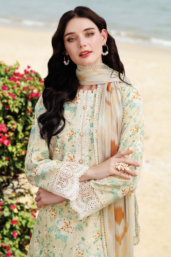 Farasha | Printed Essentials | Lush Cream - House Of Hania