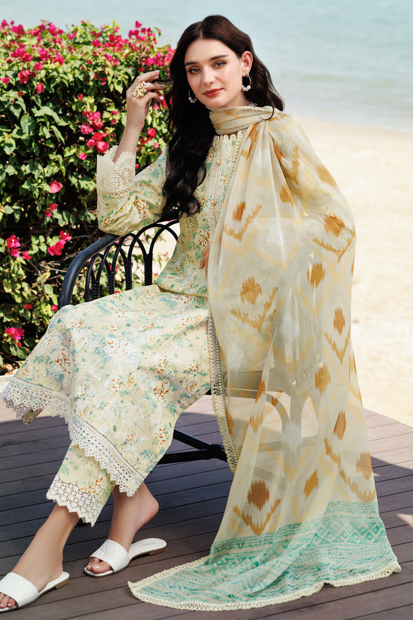 Farasha | Printed Essentials | Lush Cream - House Of Hania