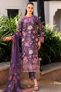Farasha | Printed Essentials | Majestic Purple - House Of Hania