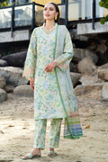 Farasha | Printed Essentials | Mint Bloom - House Of Hania