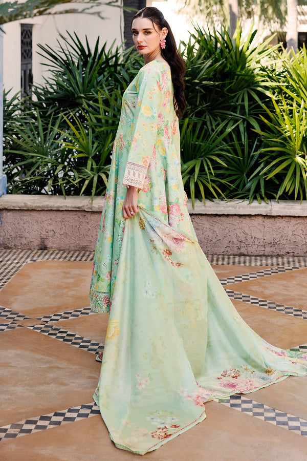 Farasha | Printed Essentials | Mint Dew - House Of Hania
