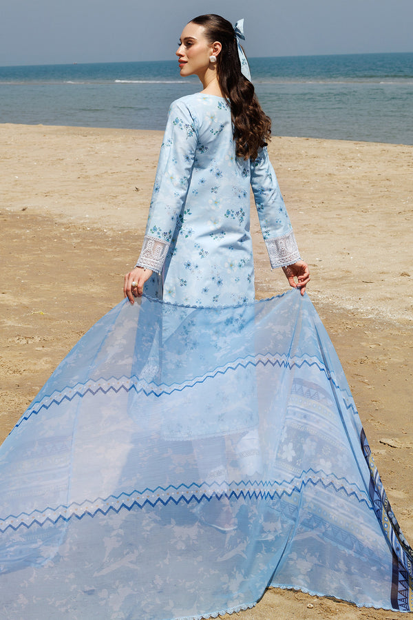 Farasha | Printed Essentials | Moonlit Blue - House Of Hania