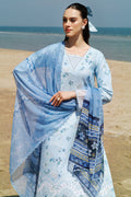 Farasha | Printed Essentials | Moonlit Blue - House Of Hania