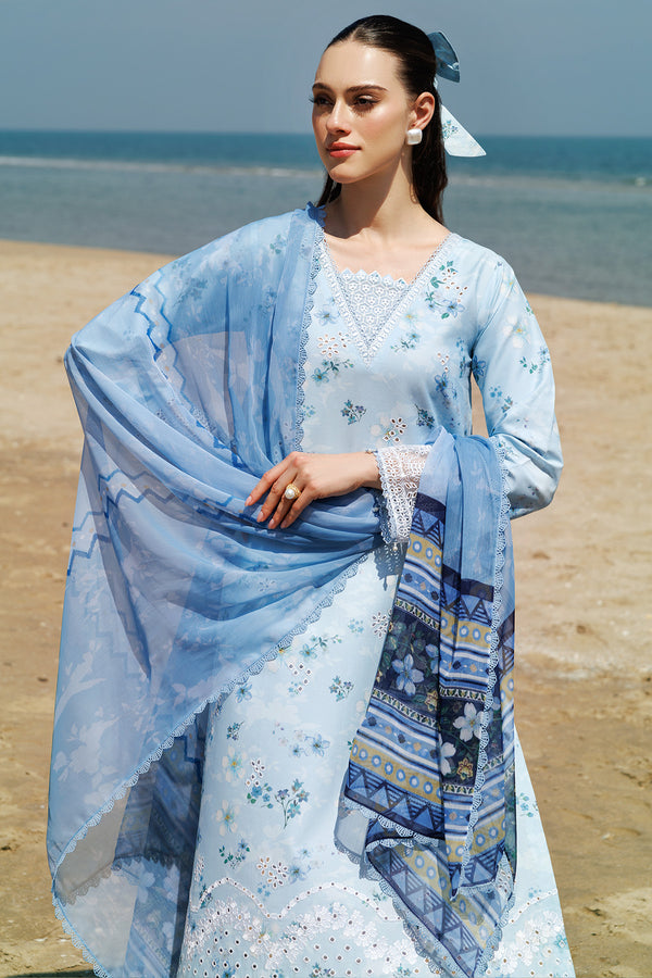 Farasha | Printed Essentials | Moonlit Blue - House Of Hania