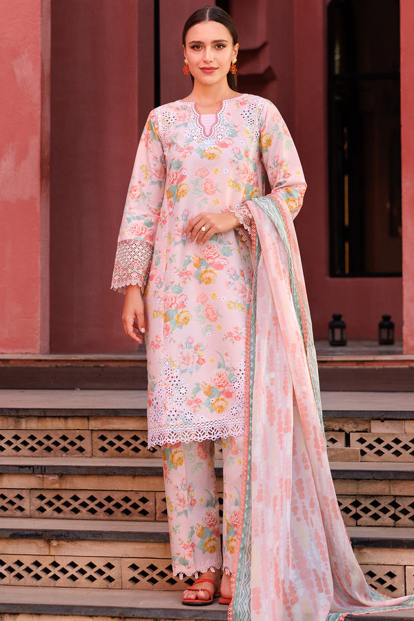 Farasha | Printed Essentials | Peach Glow - House Of Hania