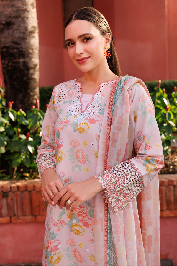 Farasha | Printed Essentials | Peach Glow - House Of Hania
