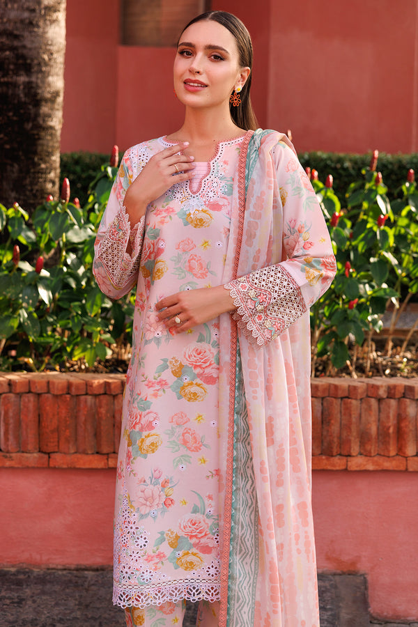 Farasha | Printed Essentials | Peach Glow - House Of Hania