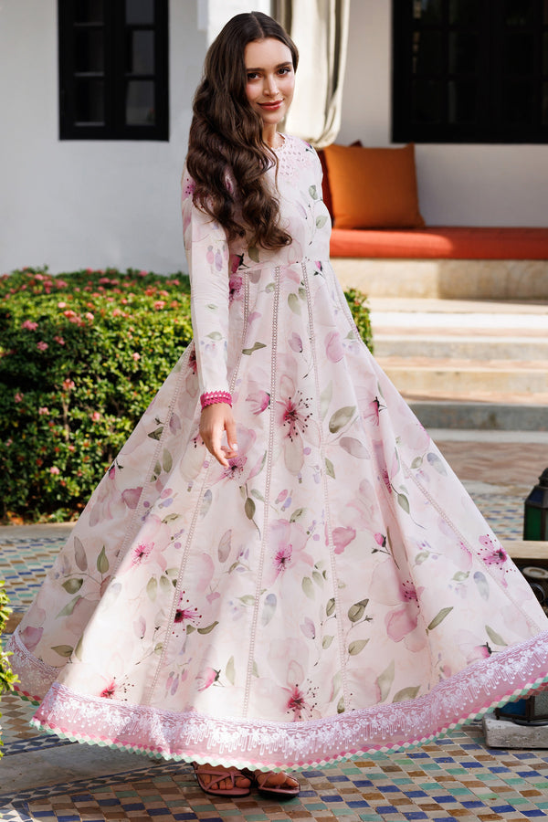 Farasha | Printed Essentials | Pink Bloom - House Of Hania