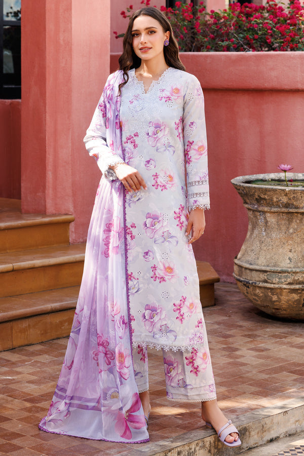 Farasha | Printed Essentials | Rosy Mist - House Of Hania