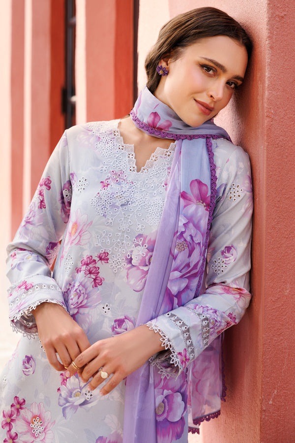 Farasha | Printed Essentials | Rosy Mist - House Of Hania