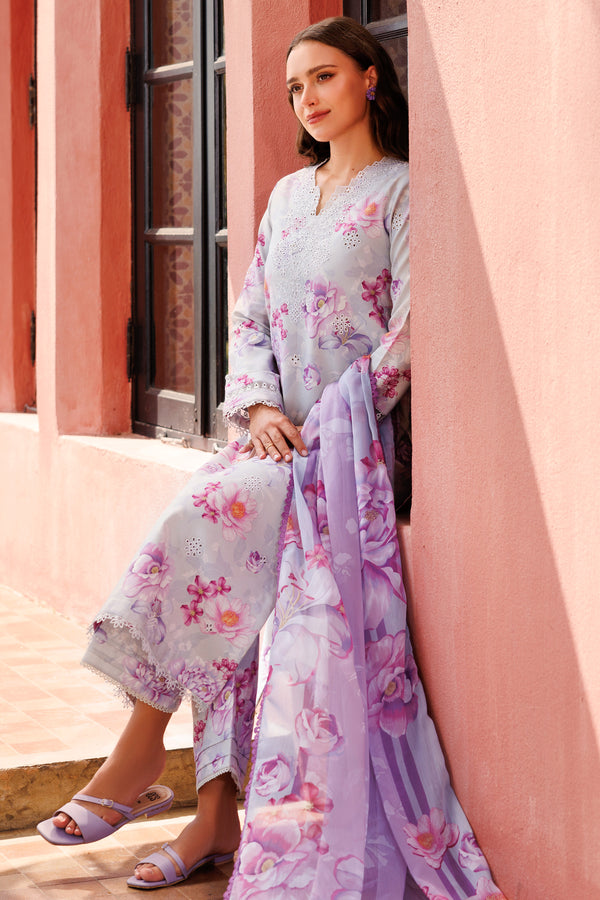 Farasha | Printed Essentials | Rosy Mist - House Of Hania